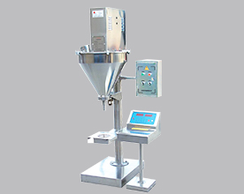 實(shí)拍半自動粉劑包裝機(jī)  速度快扭距大、可灌裝多種粉劑